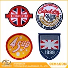 2017 new fashionable iron on patch garment 3D embroidery patch custom