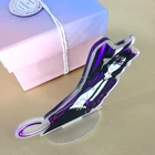 plastic charm UV printing keychain custom printed acrylic charms