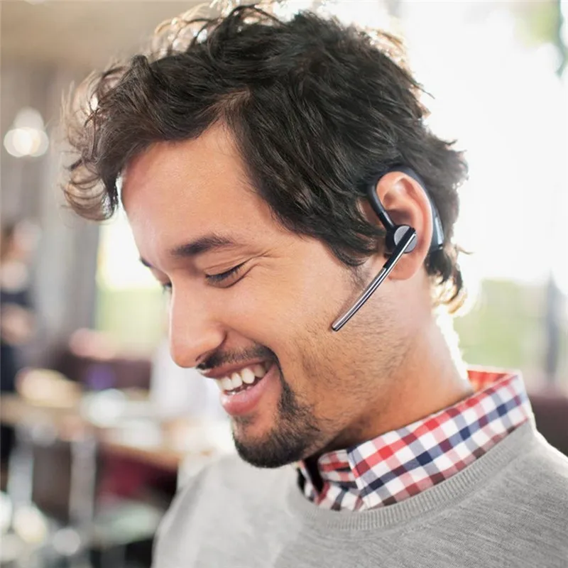 Handsfree Business Bluetooth Earphone Noise Cancelling Wireless Bluetooth Headset with Microphone Compitable with iPhone Android (7)