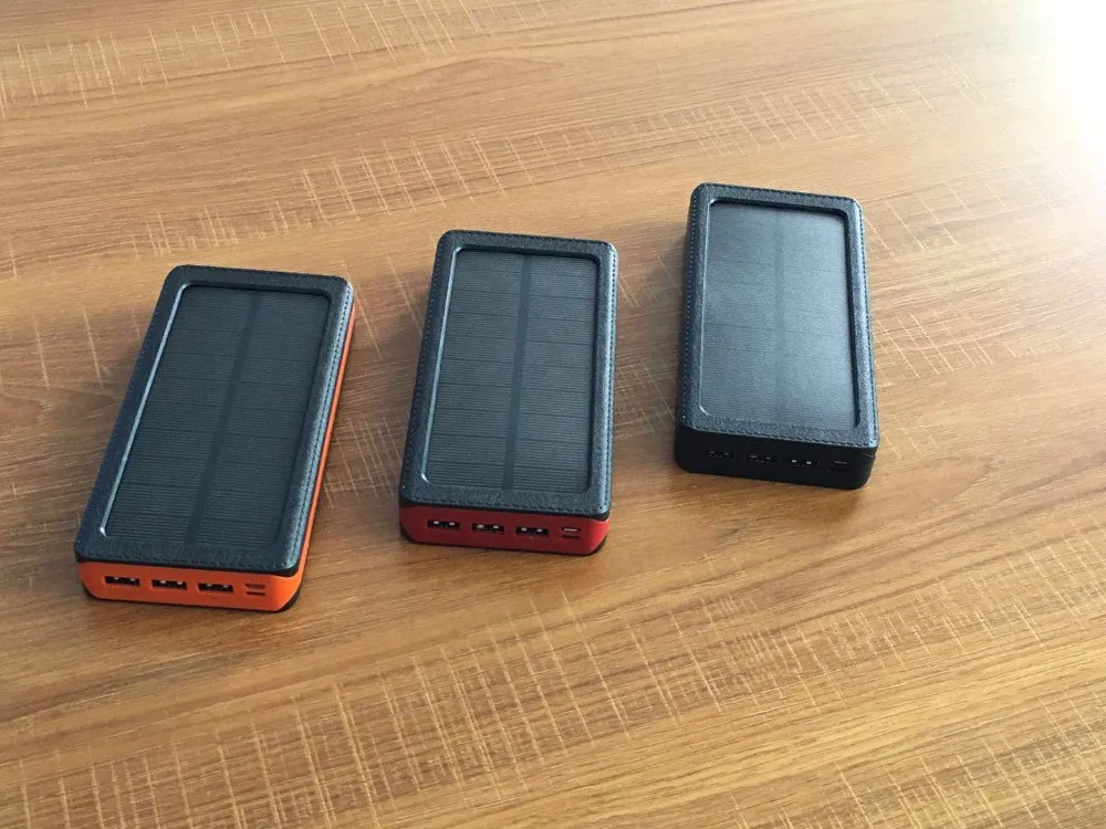 Alibaba No.1 Waterproof Real 20000mAh Solar Power Bank For Iphone X With Led Torch - ANKUX.COM