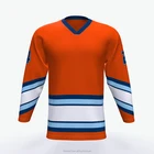 100% Polyester Jersey Printing Custom Reversible Name/Number Sublimated Team Ice Hockey Uniform