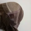 Remy human hair wigs with silk top and elastic net at back customized best quality at factory price