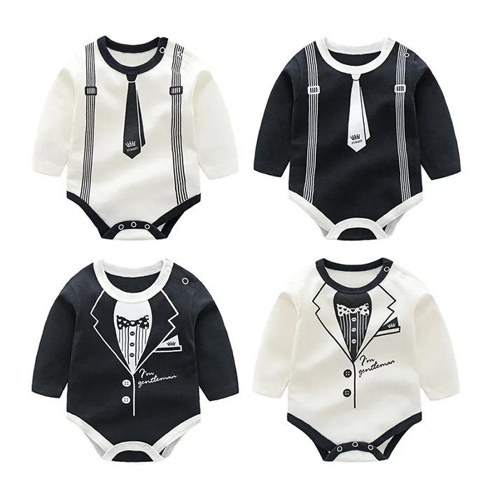 High quality and cheap 100% cotton infant boy baby rompers customized design available baby clothes newborn baby clothes, White+black
High quality and cheap 100% cotton infant boy baby rompers customized design available baby clothes newborn baby clothes, White+black
