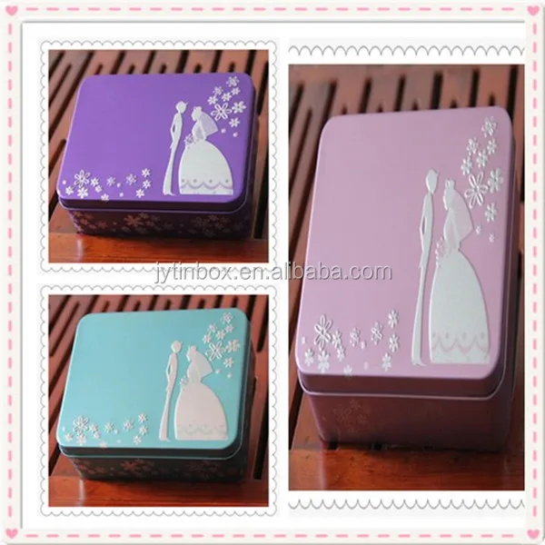 tin can supplier chinese gift tins square tin package box