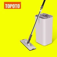 

TOPOTO 2018 Self Washed Squeeze Floor Cleaning Flat Mop