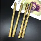 logo customized set packaging Bamboo shape Metal Material and Ballpoint Pen for promotion gift