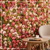 Super High Quality 10pcs/lot Wedding Flower Wall Stage Backdrop Decorative Peony Flowers Artificial Flower Wedding Arrangement