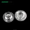 Plano-convex optical lens clear cob led lens for bike projector headlight with narrow beam angle