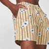 custom shorts swimwear for men striped floral print beachwear
