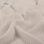 New style custom comfortable cotton jacquard linen fabric for women dress