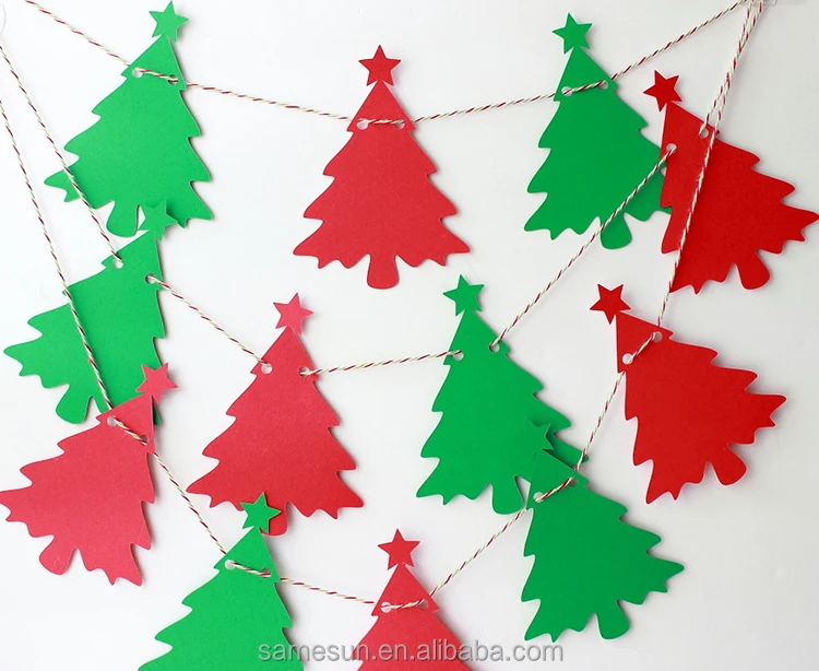 new design christmas tree paper garland buy paper new design christmas tree paper garland buy paper