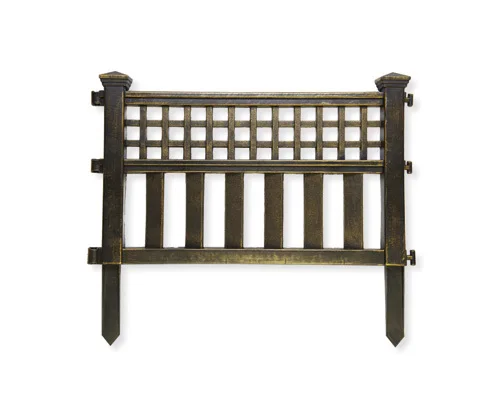 Wholesales European Nordic Style Mini Garden Fence Panel Decorative Bronze Plastic Picket Fence, Customized color
Wholesales European Nordic Style Mini Garden Fence Panel Decorative Bronze Plastic Picket Fence, Customized color