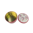 small round tin flower cans tin gift box