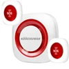 Professional alarm sos button sms gsm sender siren wireless panic button with strobe light