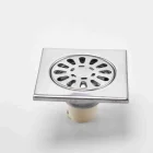 Square 304 shower cleanroom stainless steel floor drain