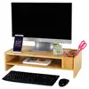 Bamboo Monitor Stand | Wood Desk Organizers and Accessories