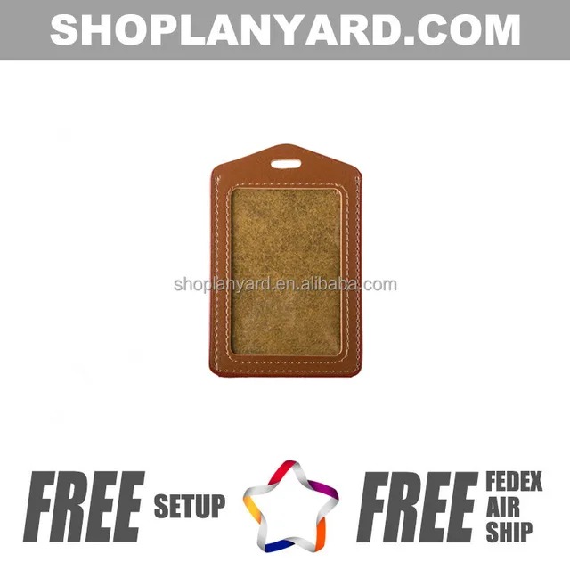 pu badge holder