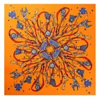 RM204 2018 Lady Multicolor Various Color 100*100cm Printing Digital Square Silk Scarf