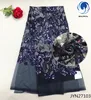 Beautifical Flowered Sequins African Tulle Lace Embroidery Textile Lace Fabric African French Lace Fabric JYN271