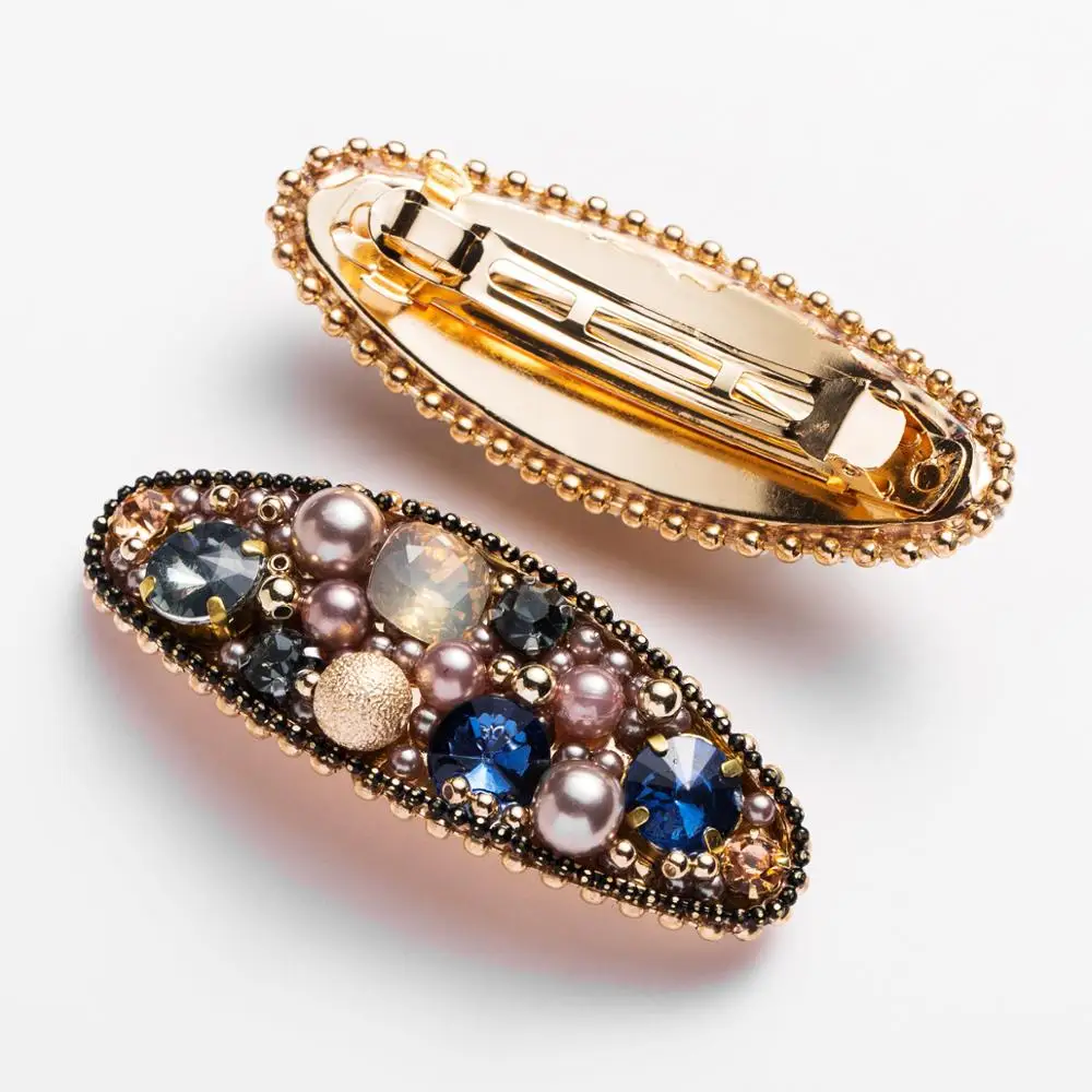 Vintage creative acrylic crystal pearl alloy Hair clip, As the picture show or as your request
Vintage creative acrylic crystal pearl alloy Hair clip, As the picture show or as your request
