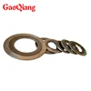 Internal and external reinforcement ring metal winding gasket