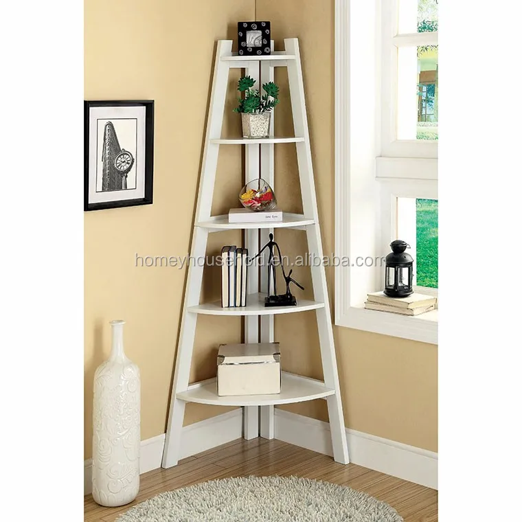 bamboo ladder shelf