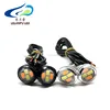 Waterproof Auto 23mm 5630 4smd LED White And Amber Dual Color Eagle Eye For Switch Back Turn Light