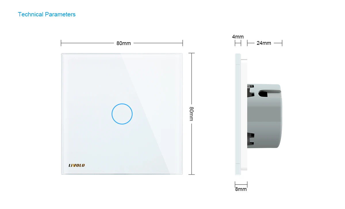 LIVOLO VL-C701Z-11 Google Home Best Zigbee Control Light Wall Smart Switch - ANKUX.COM