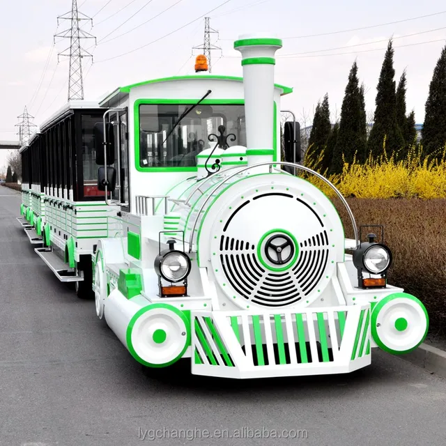 Diesel engine road train for adults ride amusement park
