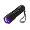 AAA battery LED Flashlight 9 Led UV Flashlight Torch,Dogs/Cats Urine Detector Find Stains on Clothes Carpet Rugs