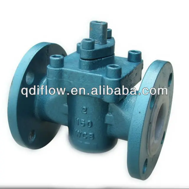 flange type plug valve