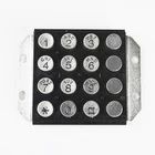 Customized matrix 16 keys flat numeric keypad for Kiosk