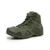 Olive green colour Wholesale price PU injection outsole military shoes/military boots/boots for mean shoes