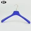 AN19-28 blue cotton luxury wooden hanger for clothing