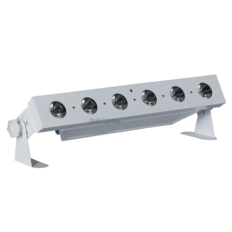 wedding lighting fixtures 6X18w RGBAW UV wash light dj uplighs battery powered led light bar