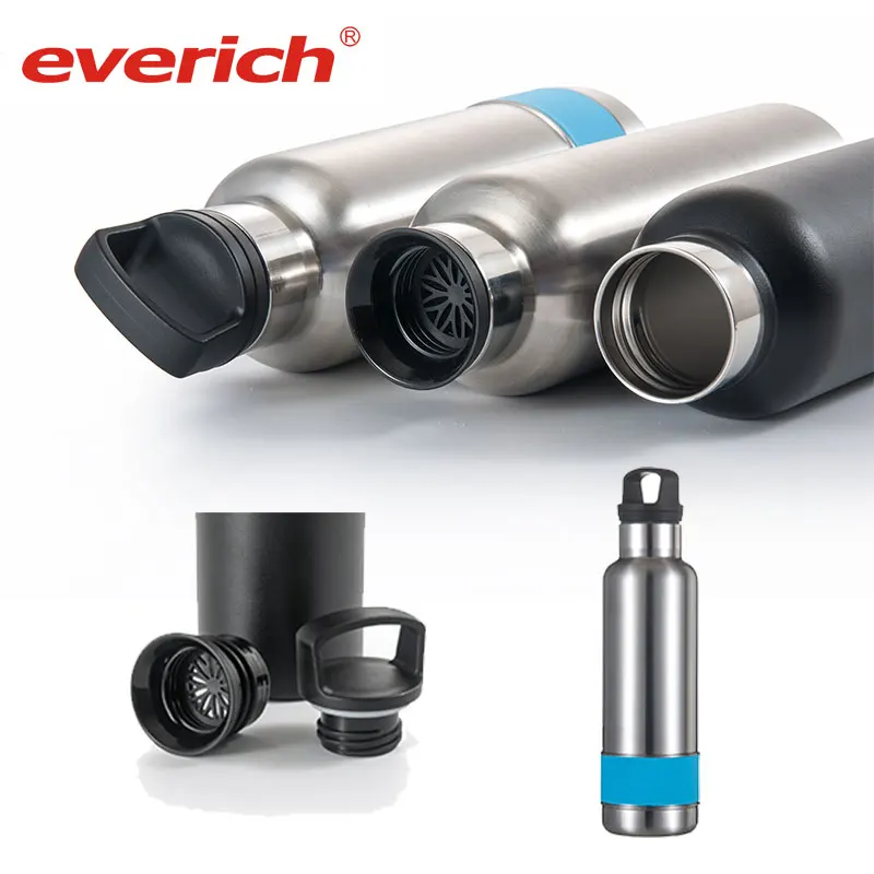 Everich wholesale stainless steel water bottle with replaceable bottle lid, Pms color
Everich wholesale stainless steel water bottle with replaceable bottle lid, Pms color