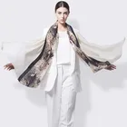 Fashion Scarves For Women Snake Print Silk Scarf Female 180X90cm Long Shawl Wraps Head Hijab Scarfs For Ladies