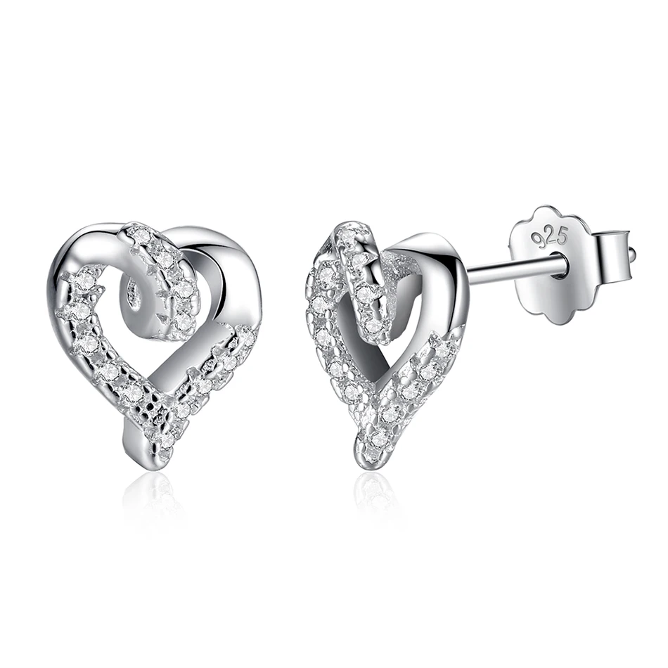 Vintage Tiny CZ Crystal Heart Stud Earrings 925 Sterling Silver Earrings For Friends Fashion Jewelry Gift
Vintage Tiny CZ Crystal Heart Stud Earrings 925 Sterling Silver Earrings For Friends Fashion Jewelry Gift