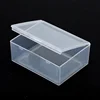 Rectangle Hinged lid plastic containers /Small box with hinged lid small box packaging plastic mini transparent small boxes