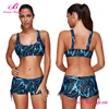 New arrival dark blue fission figure bikini women swimming suit