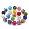 High Quality 10mm 12mm Crystal Disco Ball beads Rhinestone Diy beads for jewelry making Fashion Jewelry Wholesale