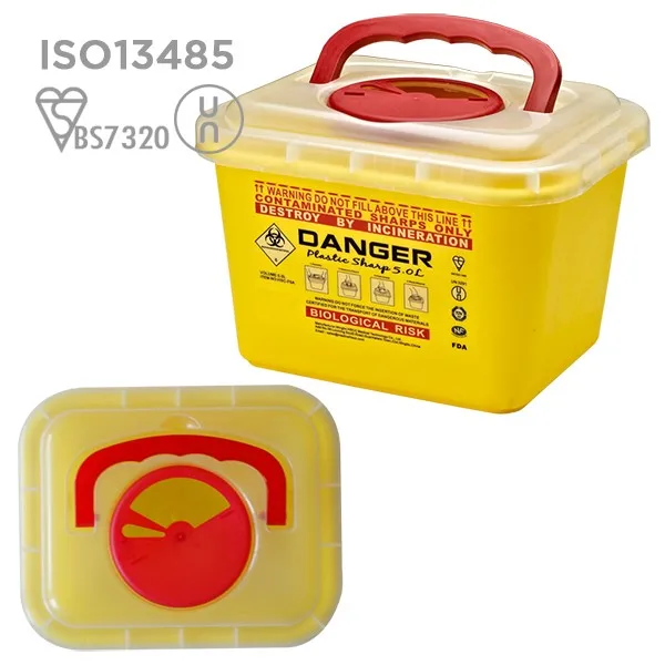 5 Litre Clinical Sharps Container for Ambulance