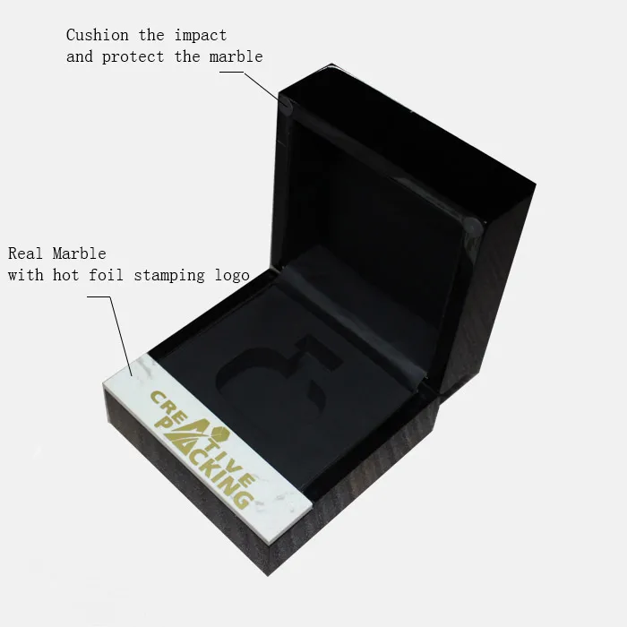 piano wood black perfume gift packaging box