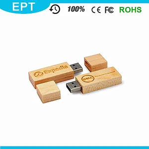 promotional gift natural wooden flash drive usb 3.