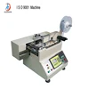 ISO9001 Washing Weaving care Mark garment automatic label cutting and folding machine