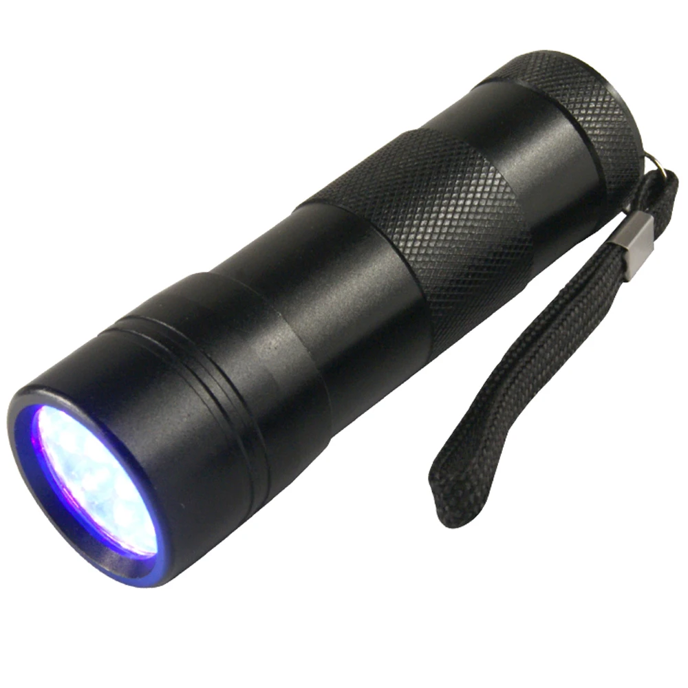 395-400nm 12 LED UV Flashlight Ultra Violet Torch