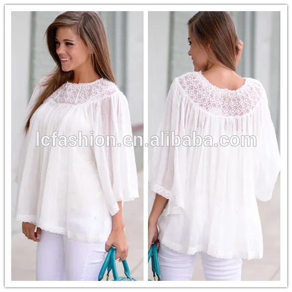 blusas color blanco