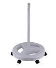 Used Beauty Salon Furniture Rolling Base Floor Stand Wheel Holder 4/5/6 Wheels Facial Floor Lamp Magnifying Lamp Parts