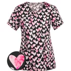 100% cotton print fashionable hospital medical scrub uniforms