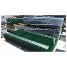 cheap price high quality garden vinyl coated fence 3D wire bending fence panels